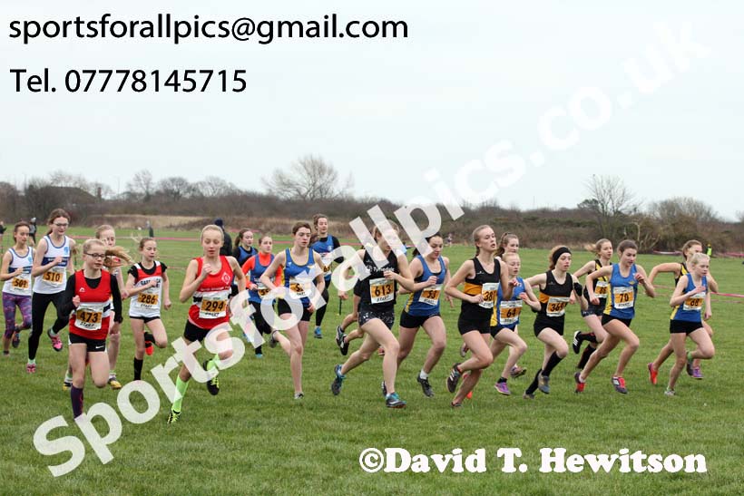 Girls under-15s 2019 Start Fitness Sherman Cup/Davison Shield, Temple Park, South Shield. Photo:  David T. Hewitson/Sports for All Pics